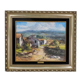 Jose Vives-Atsara (Spanish/American, 1919-2004) Oil Painting