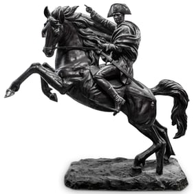 Large Napoleon 'Crossing The Alps' Bronze Sculpture