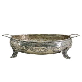Dutch Sterling Silver Footed Centerpiece