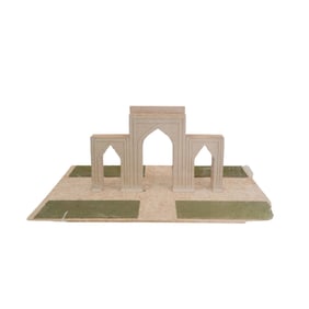 Architectural Scale Model Mughal Gateway
