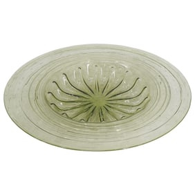 Steuben Green Glass Centerpiece Bowl