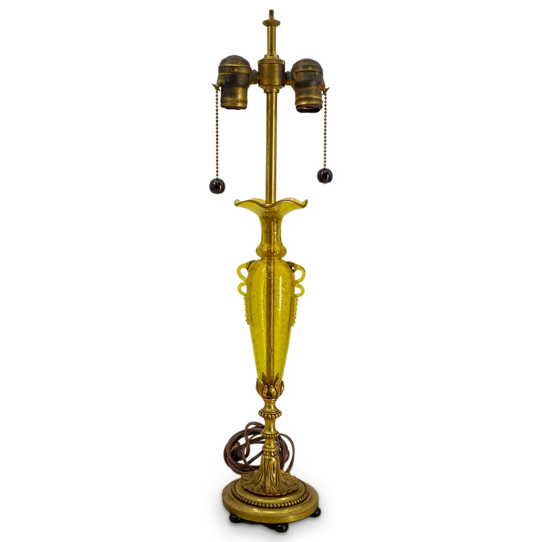 Steuben Venetian Style Glass Table Lamp (1 of 4)