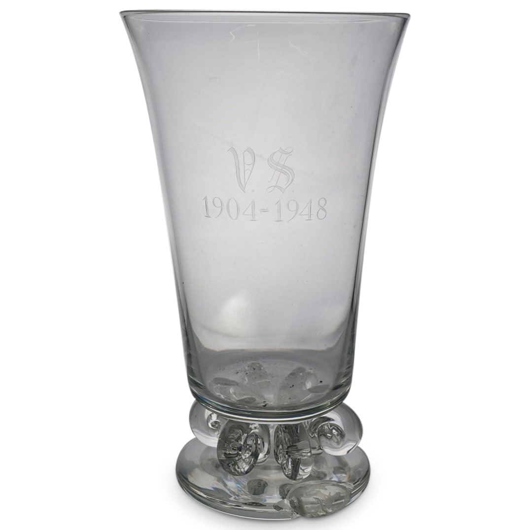 Steuben Clear Glass Vase (1 of 4)