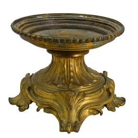 19th C. French Gilt Bronze Stand
