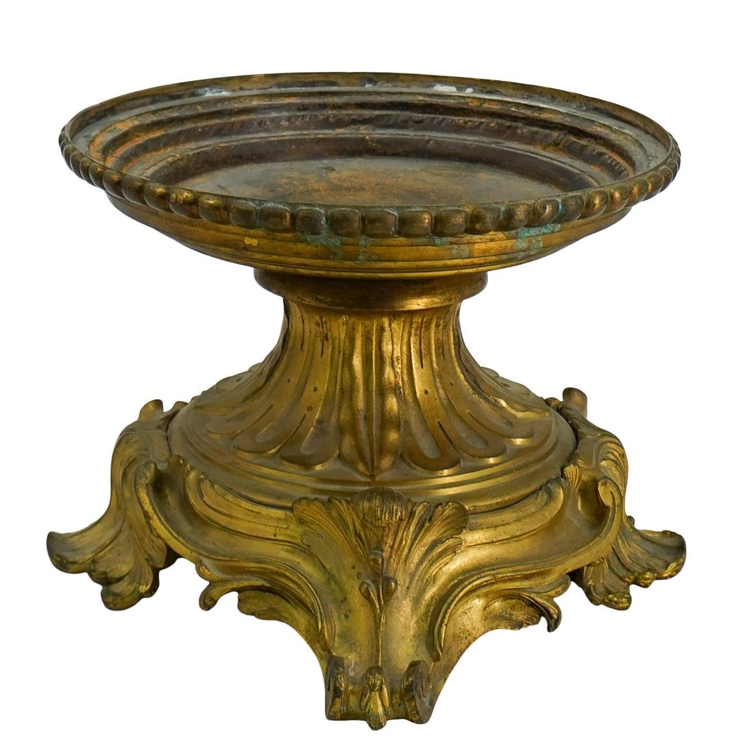 19th C. French Gilt Bronze Stand (1 of 4)