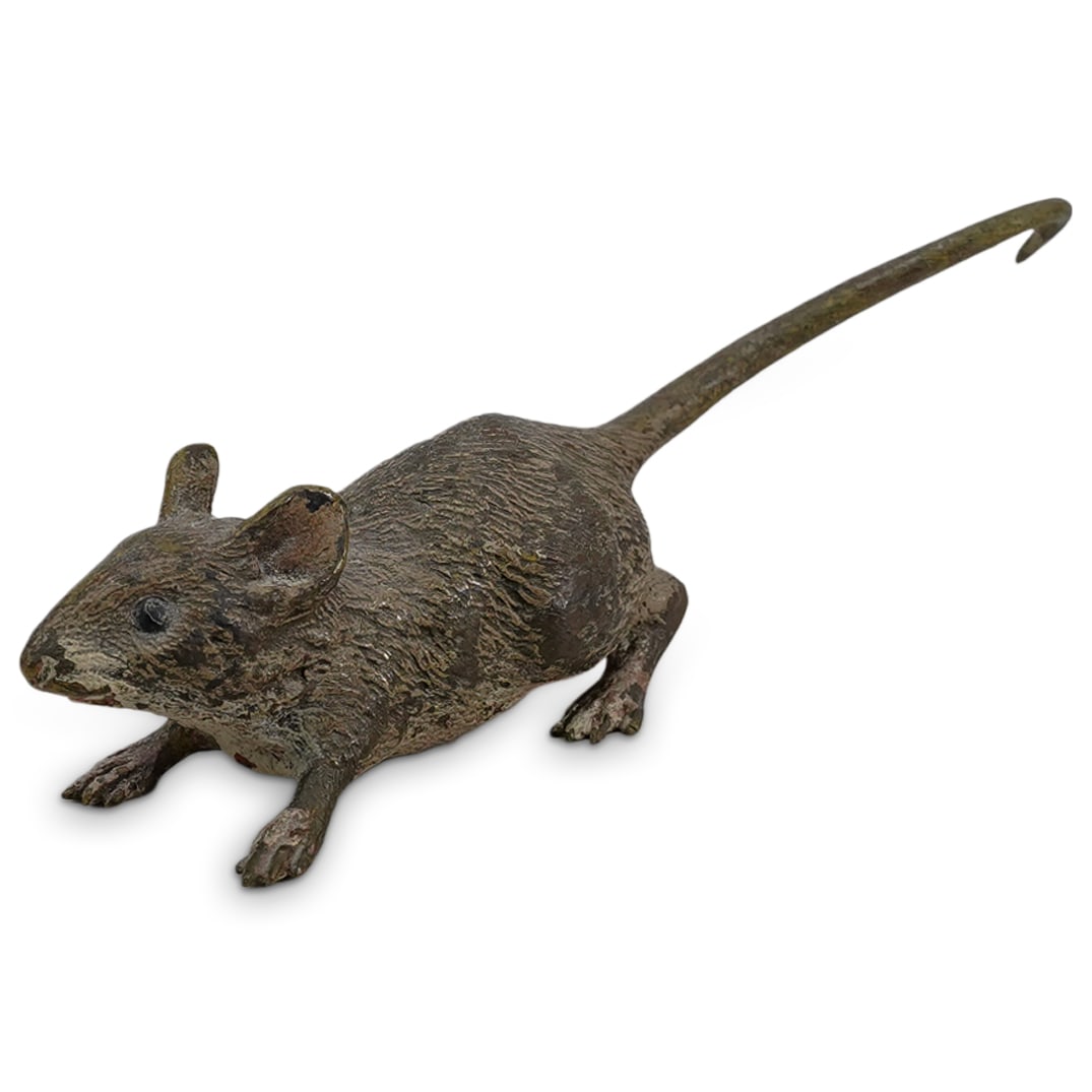 Franz Bergman Attrib. Bronze Mouse (1 of 4)