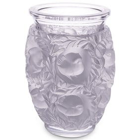 Lalique Bagatelle Crystal Vase