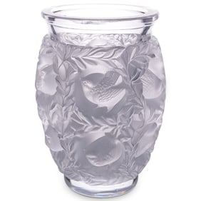 Lalique "Bagatelle" Crystal Vase