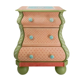 Mackenzie Childs Painted Nightstand