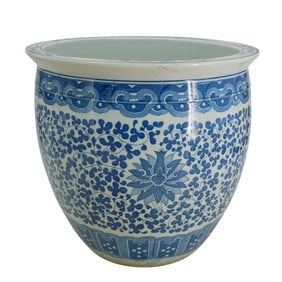 Chinese Porcelain Fish Bowl