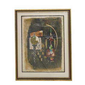 Johnny Friedlaender (German, 1912-1992) Original Signed Etching