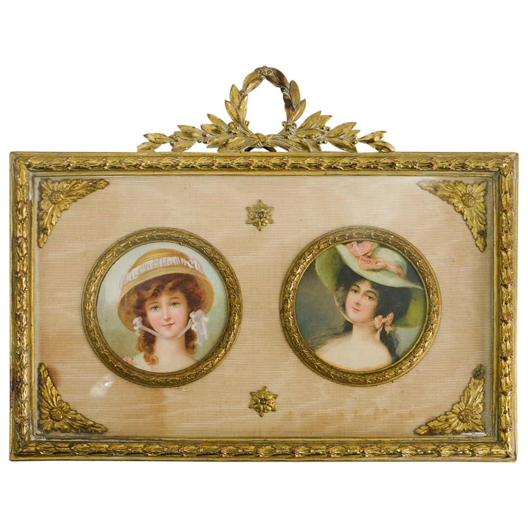 Antique French Bronze Picture Frame (1 of 4)