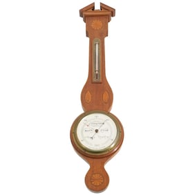 Antique Short & Mason London Changeable Barometer Thermometer