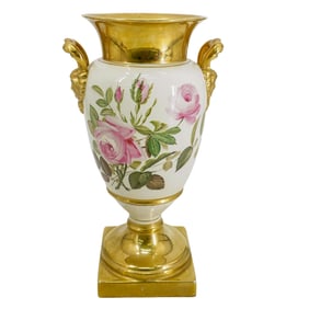 Antique Continental Porcelain Urn