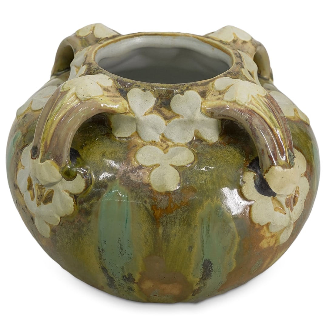Pierrefonds Crystalline Glazed Ceramic Vase (1 of 5)
