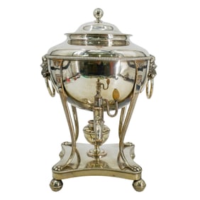 Antique Sheffield Silver plated Hot Water Kettle