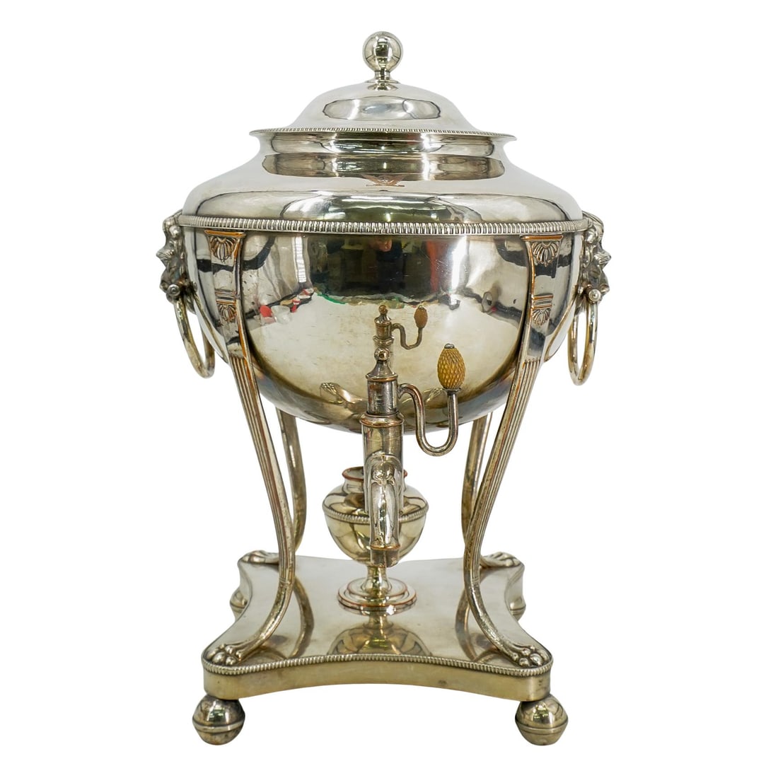 Antique Sheffield Silver plated Hot Water Kettle (1 of 8)