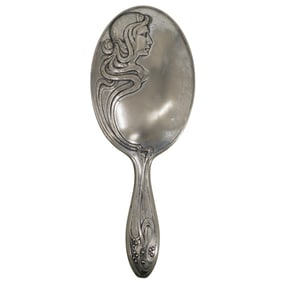 WMF Art Nouveau Silver Plated Hand Mirror