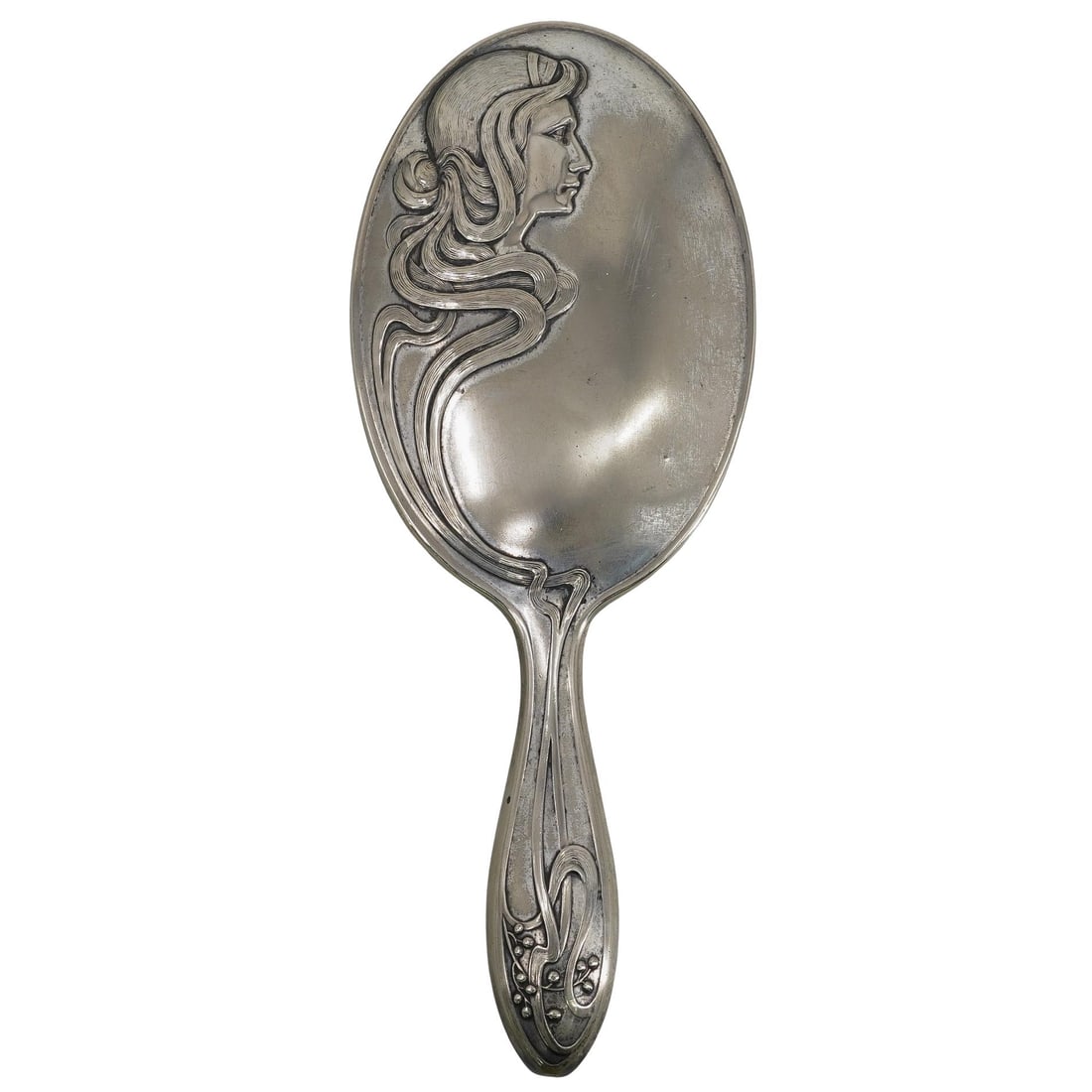 WMF Art Nouveau Silver Plated Hand Mirror (1 of 5)