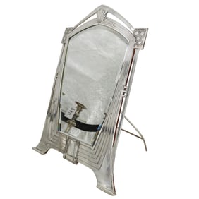 WMF Art Nouveau Silver Plated Easel Mirror