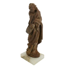 18th Century Carved Saint Paul the Apostle Statue