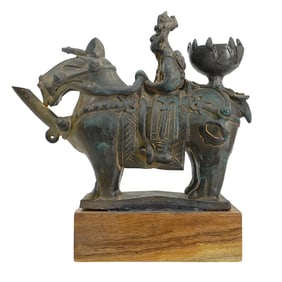 Stoneware Model of a Silla Warrior