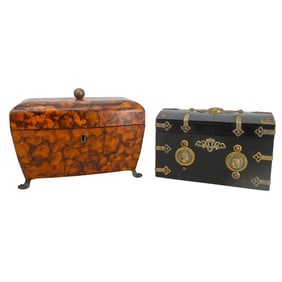 (2 Pc) Vintage Decorative Boxes