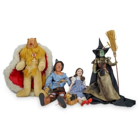(4 Pc) Timeless Treasures Wizard of Oz Porcelain Dolls