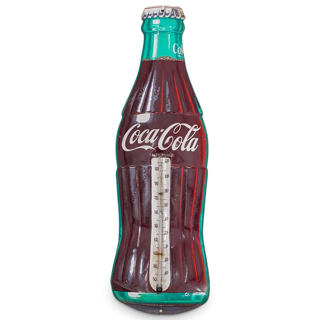 1950's Coca-Cola Tin Thermometer (1 of 4)