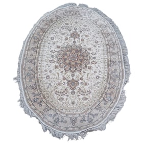 Oriental Oval Wool Rug
