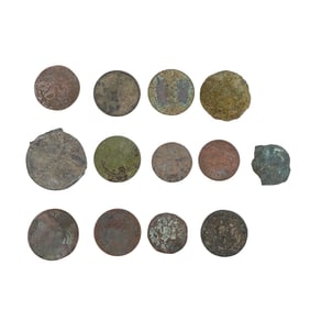 (13 Pc) Ancient & Antique Foreign Coins