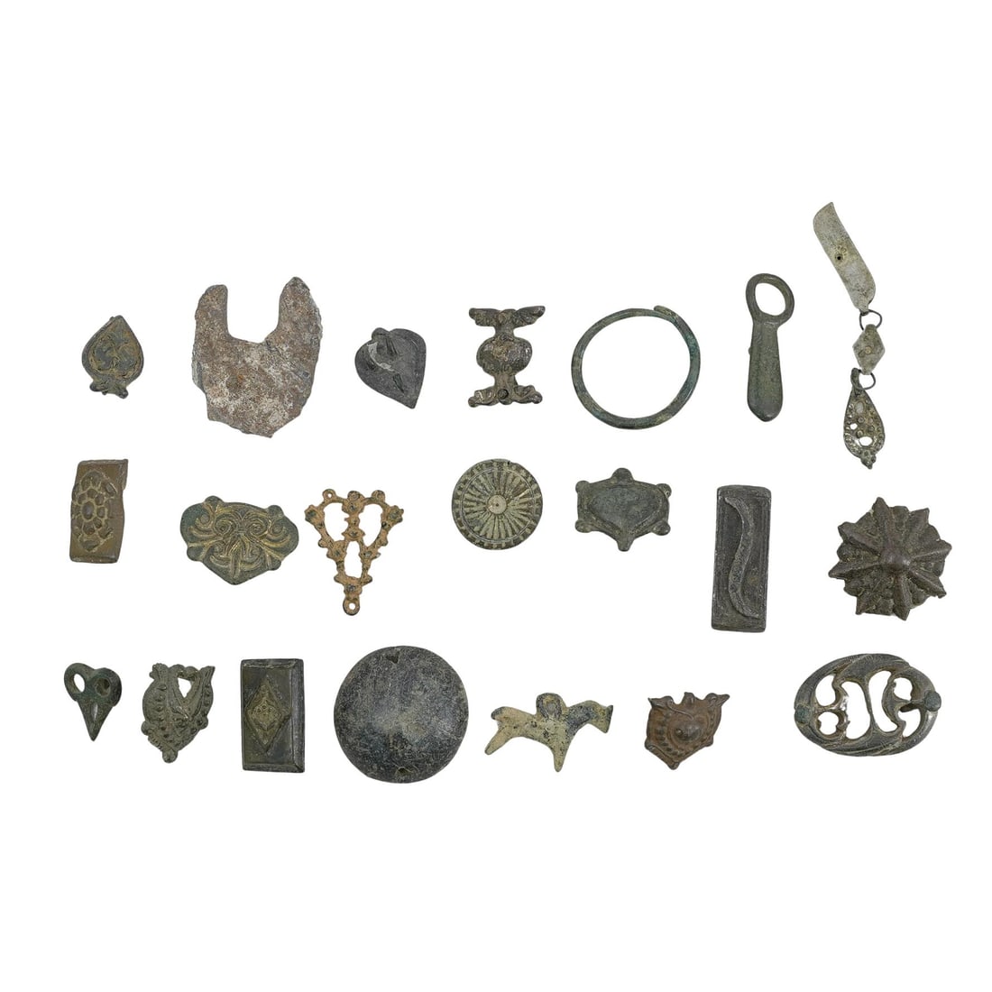 (21 Pc) Ancient Roman Amulet Collection (1 of 5)