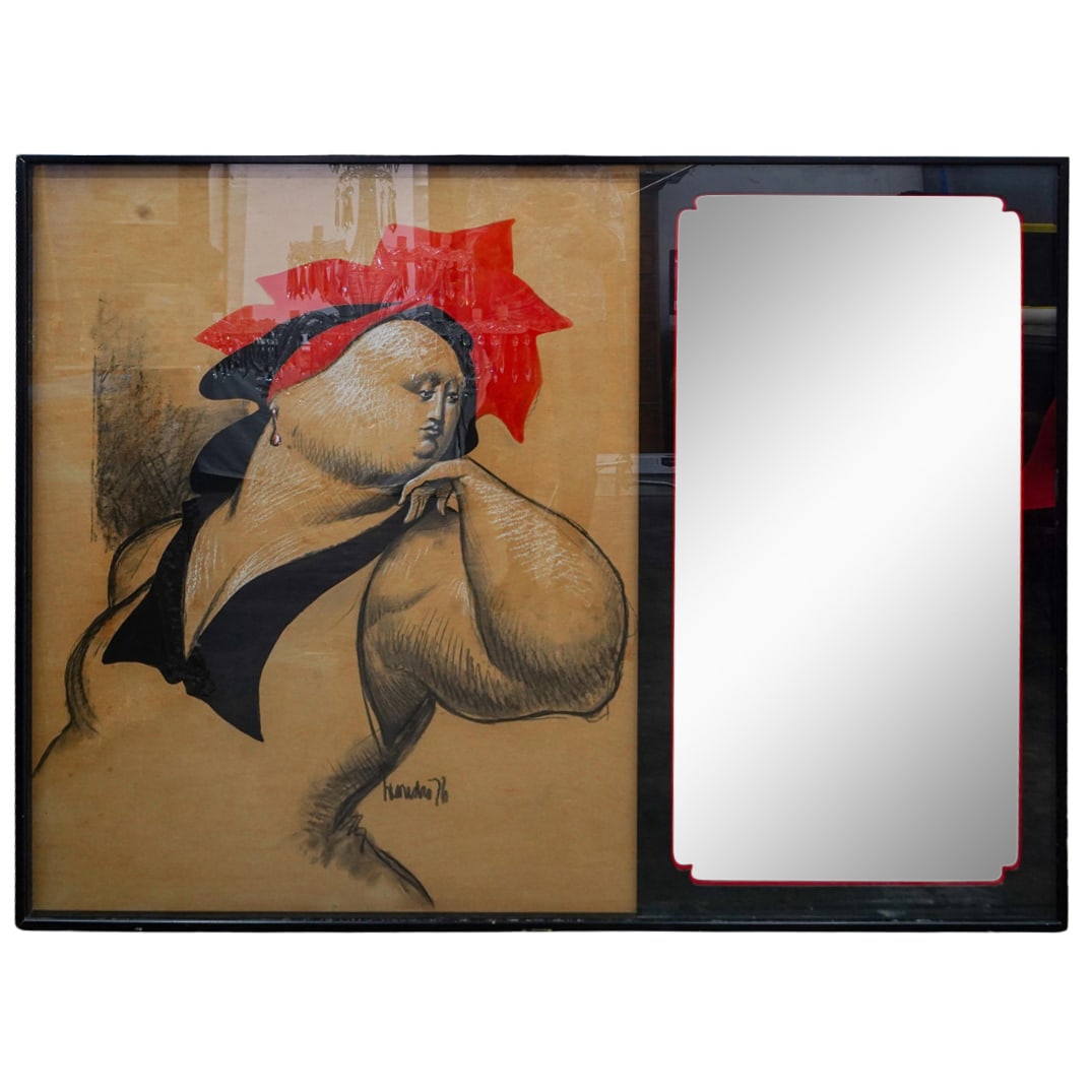 Mirror by Leandro Velasco 1976 "Woman and Mirror" (1 of 3)