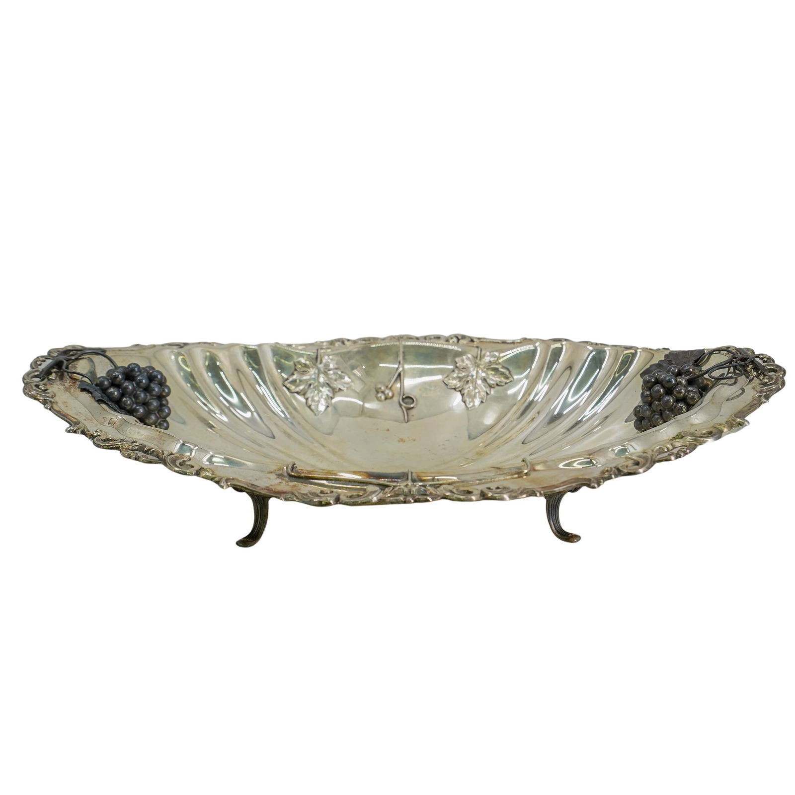 Peruvian Camusso Sterling Silver Oval Fruit Tray (1 of 8)