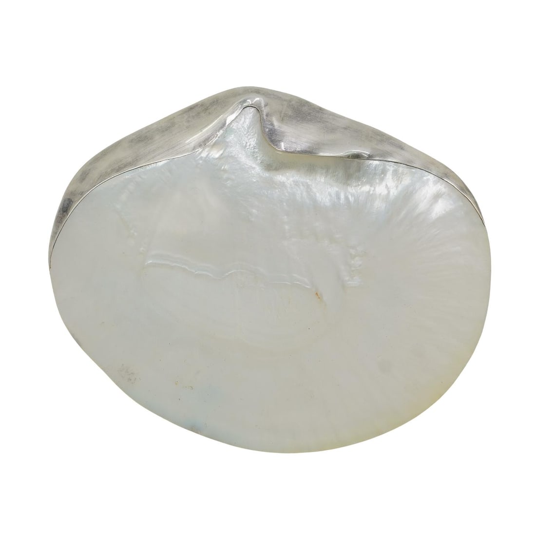 Natural Seashell Vanity Tray with Sterling Silver (1 of 5)