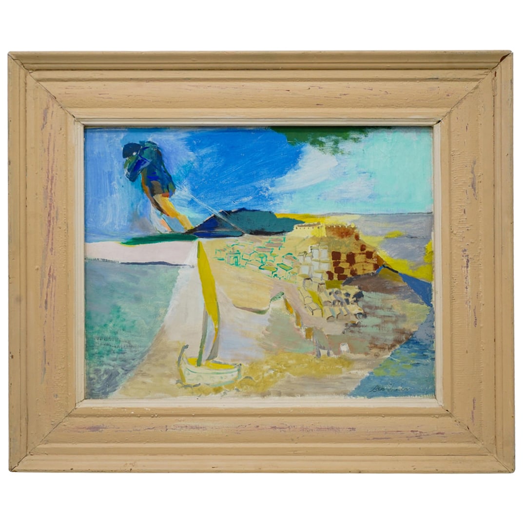 Attrib. to Ben Shahn (1898-1969) Oil on Canvas (1 of 5)