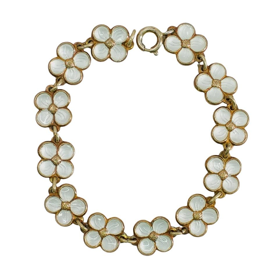 David Andersen Sterling Silver Enamel Bracelet (1 of 5)