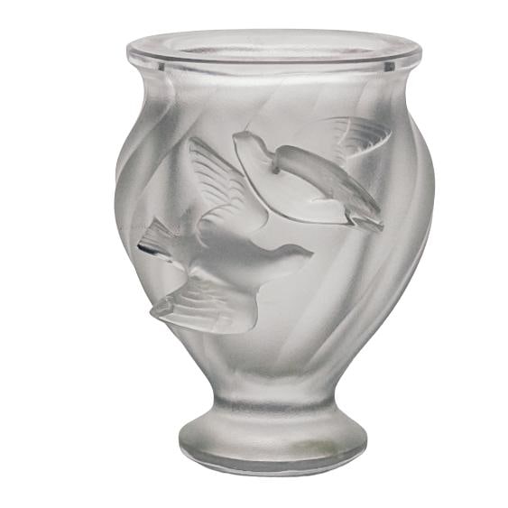Lalique Crystal "Rosine" Vase (1 of 6)