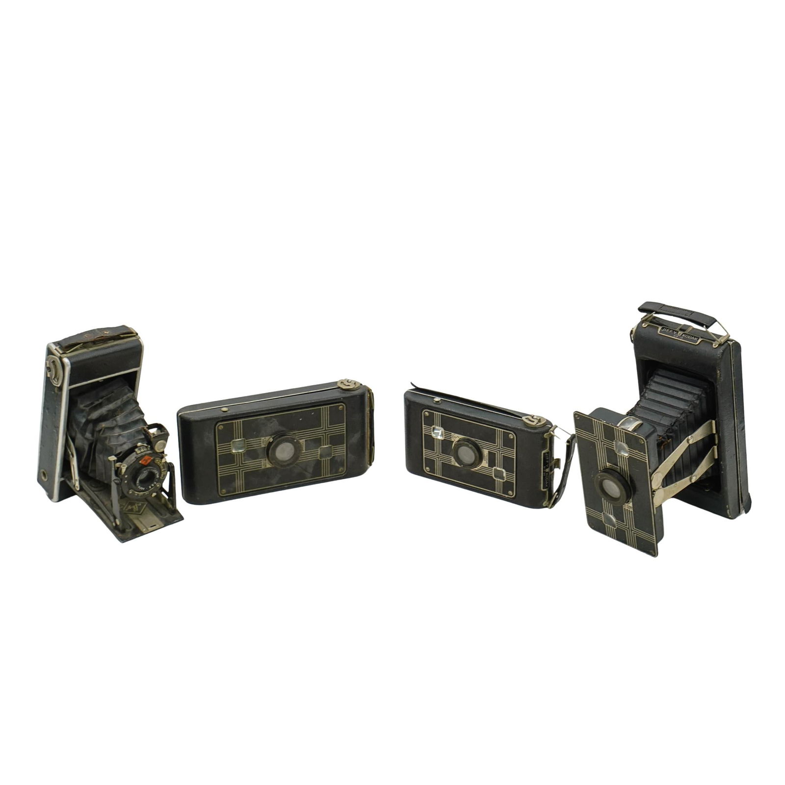 (4 Pc) Vintage Agfa & Jiffy Kodak Camera Grouping (1 of 20)