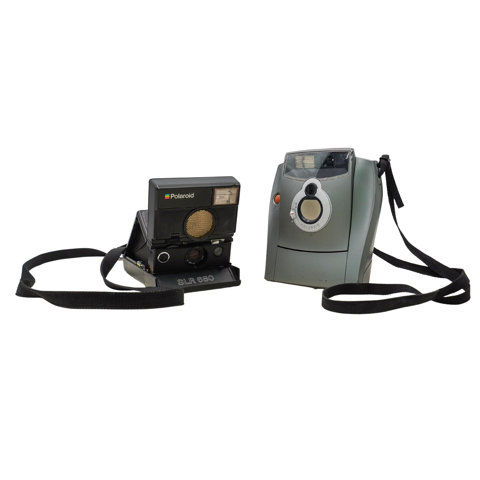 (2 Pc) Vintage Polaroid SLR 680 & Polaroid 1200FF-BE Cameras (1 of 14)