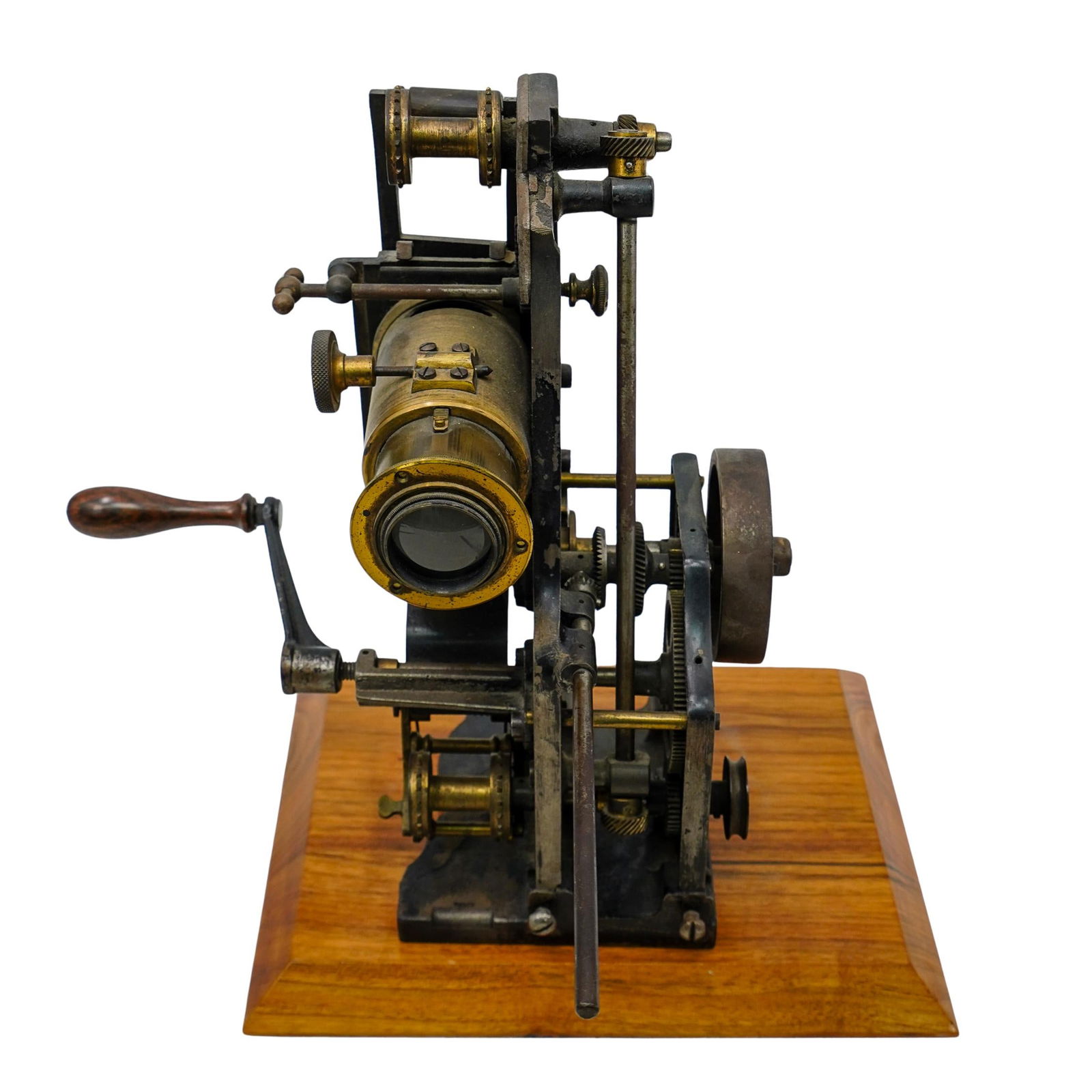 Vintage 35mm Motion Picture Projector Brass Lens (1 of 8)