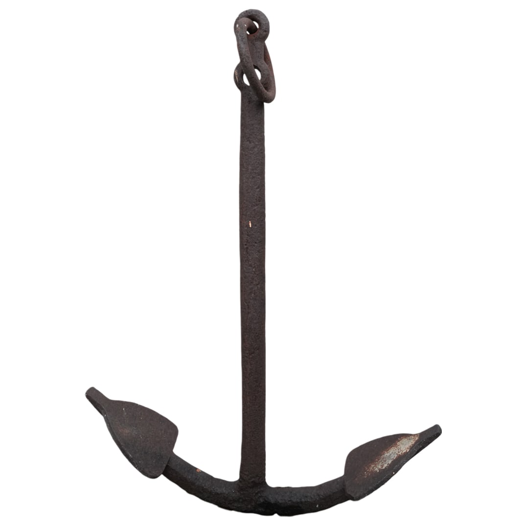 19th C. Cast Iron Nautical Ships Anchor (1 of 4)