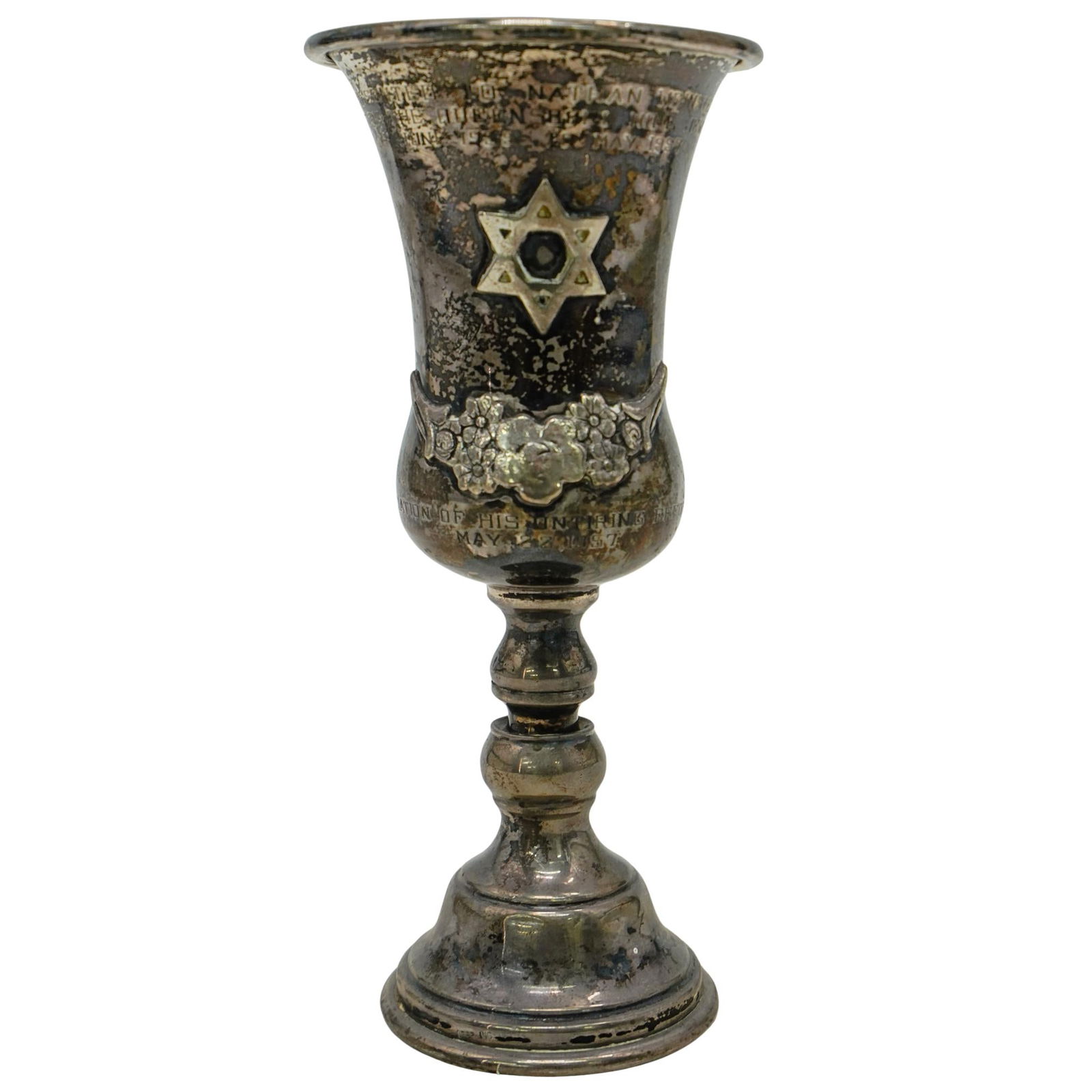 Antique Sterling Silver Kiddush Cup (1 of 7)
