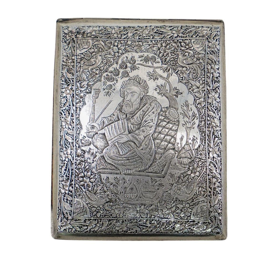 Fine Antique Persian Silver Cigarette Case (1 of 8)