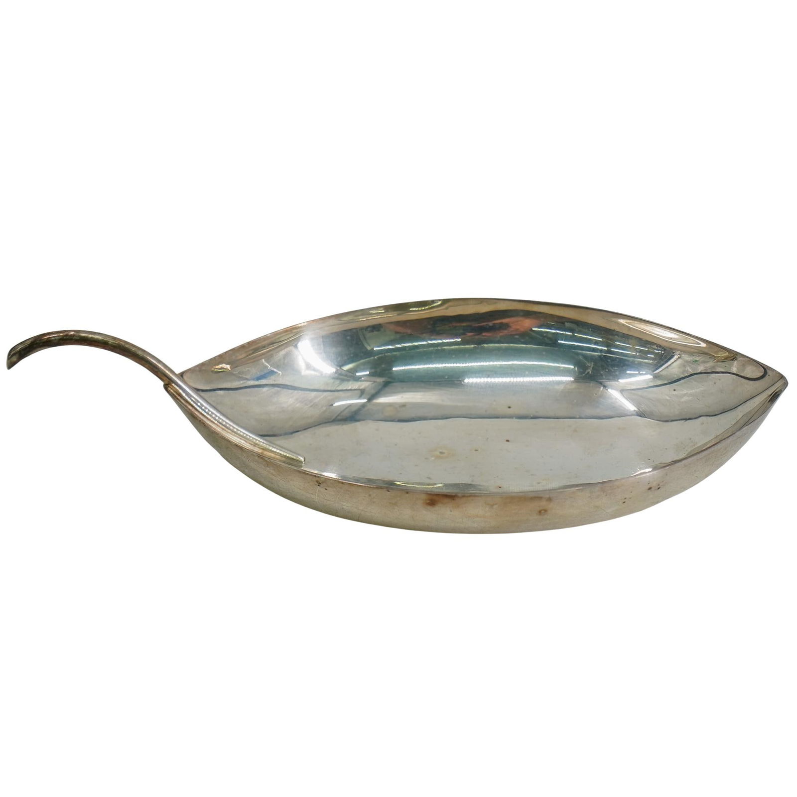 Christofle Silver Plated Leaf Shaped Candy Bowl (1 of 4)