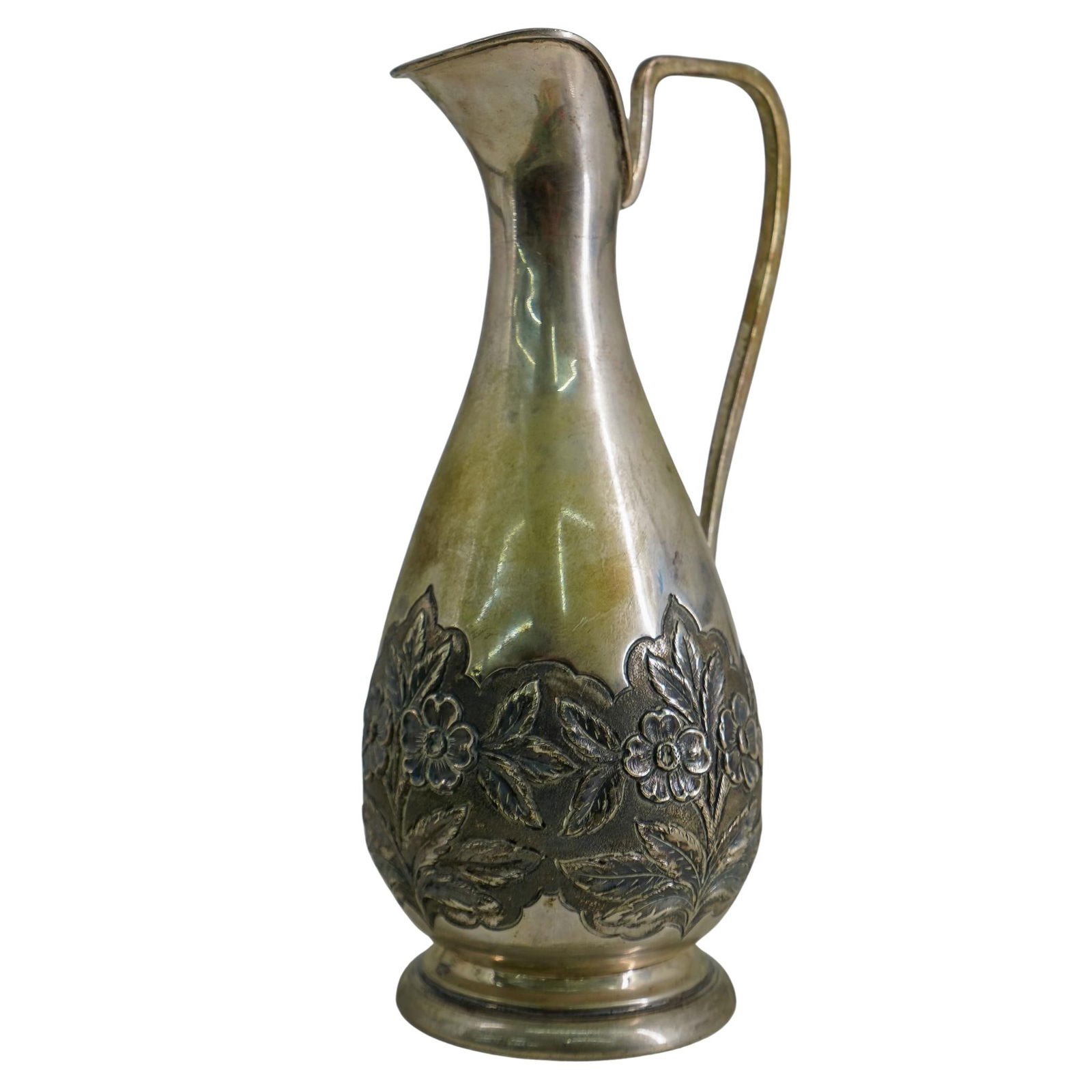 Brazilian Cristal Prata 833 Silver Handled Jug (1 of 8)