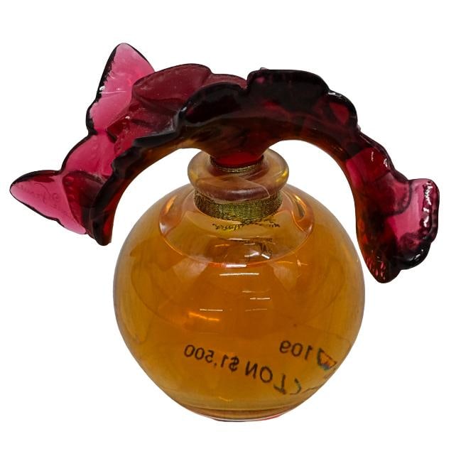 Lalique Crystal Marie Claude 'Envol' Perfume Bottle: DESCRIPTION: Lalique crystal 'Envol' perfume bottle by Marie Claude Lalique. 100ml\ Incised: 'Lalique, France, B292' CIRCA: 20th Cent. ORIGIN: France DIMENSIONS: H: 5" x Dia: 5.25" CONDITION: Great ov
