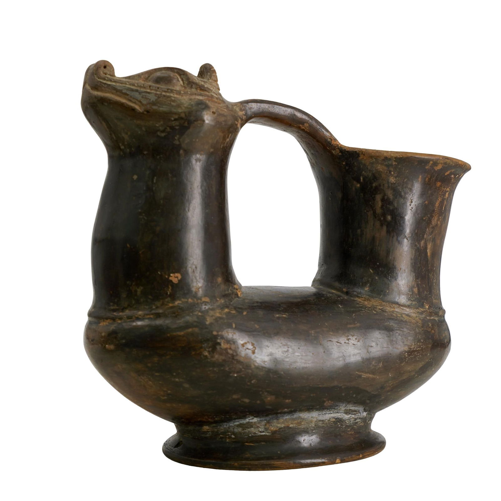 Pre-Columbian Style Tairona Feline Vessel (1 of 8)