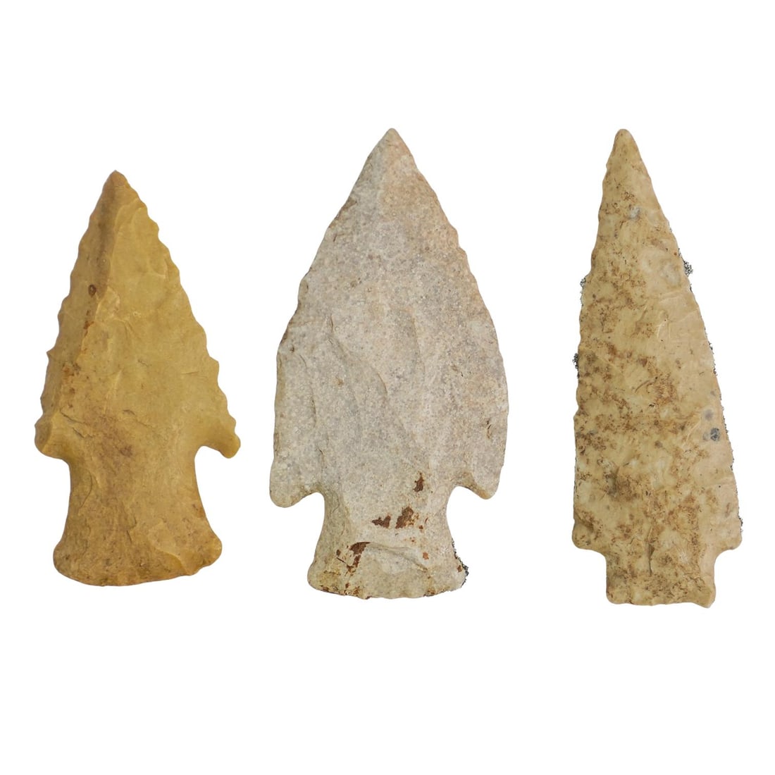 (3 pcs) Western United States Arrowheads Artifact Specimen Boxes (1 of 12)