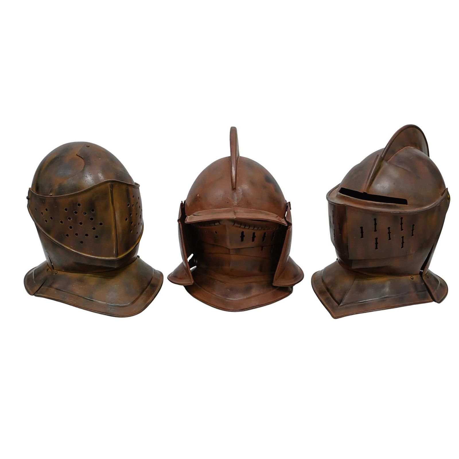( 3 pcs) Medieval Helmet Replicas (1 of 20)